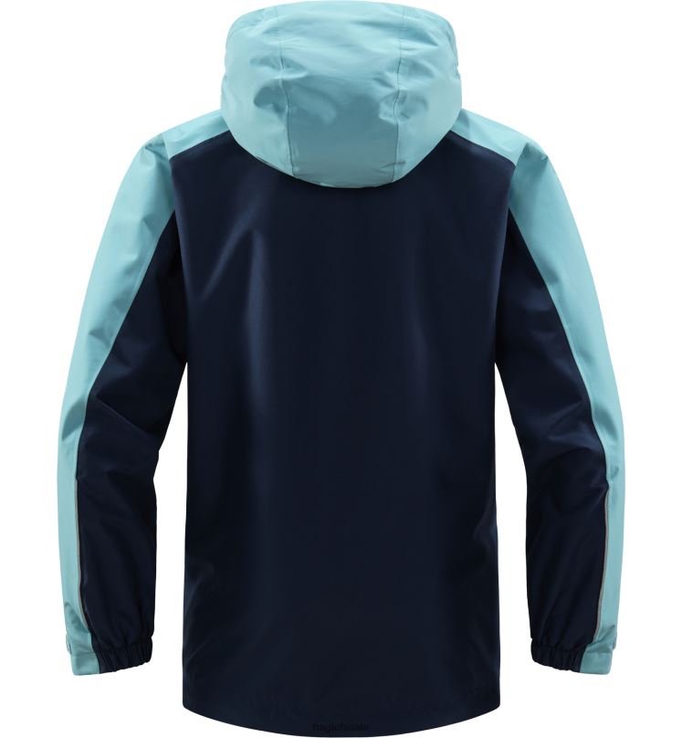 Frost Blue/Tarn Blue Kids Haglofs Mila Jacket Junior Tops ZXT0L846