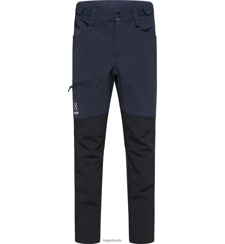 Tarn Blue/True Black Kids Haglofs Rugged Pant Junior Bottoms ZXT0L851