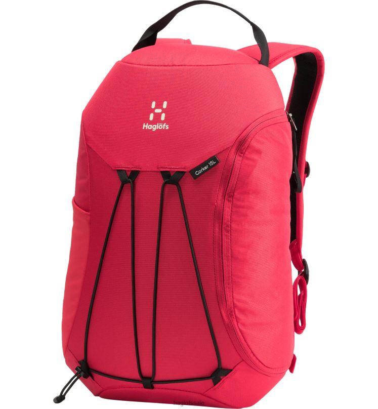 Scarlet Red Men Haglofs Corker 15 Backpacks & Bags ZXT0L442