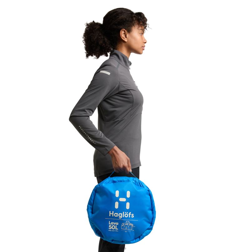Nordic Blue Men Haglofs Lava 50 Backpacks & Bags ZXT0L491