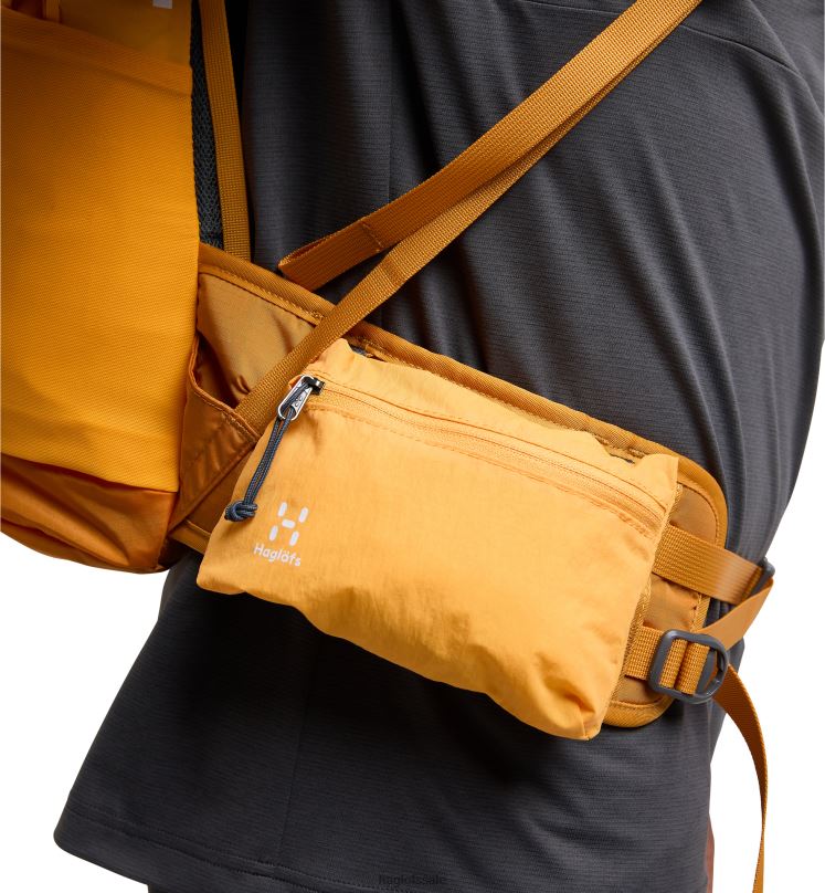 Desert Yellow/Sunny Yellow Men Haglofs L.I.M Airak 14 Backpacks & Bags ZXT0L477