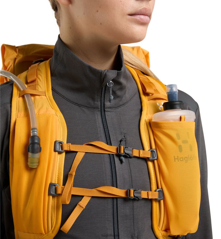 Desert Yellow/Sunny Yellow Men Haglofs L.I.M Airak 24 Backpacks & Bags ZXT0L474