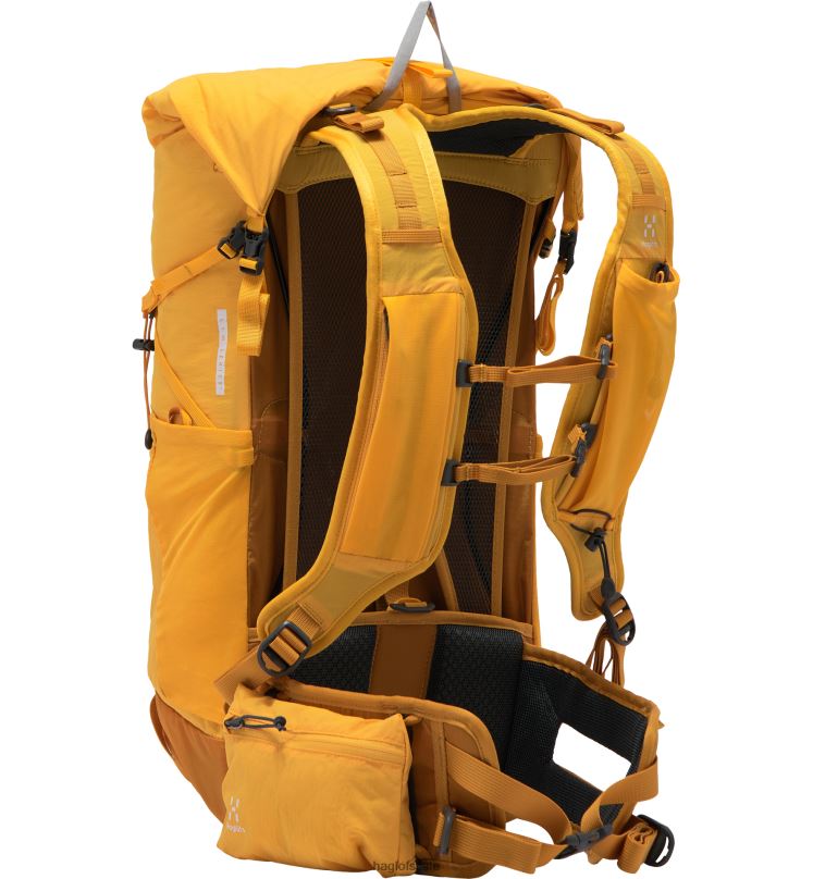 Desert Yellow/Sunny Yellow Men Haglofs L.I.M Airak 24 Backpacks & Bags ZXT0L474