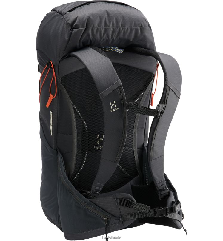 Magnetite/Flame Orange Men Haglofs L.I.M 25 Backpacks & Bags ZXT0L463