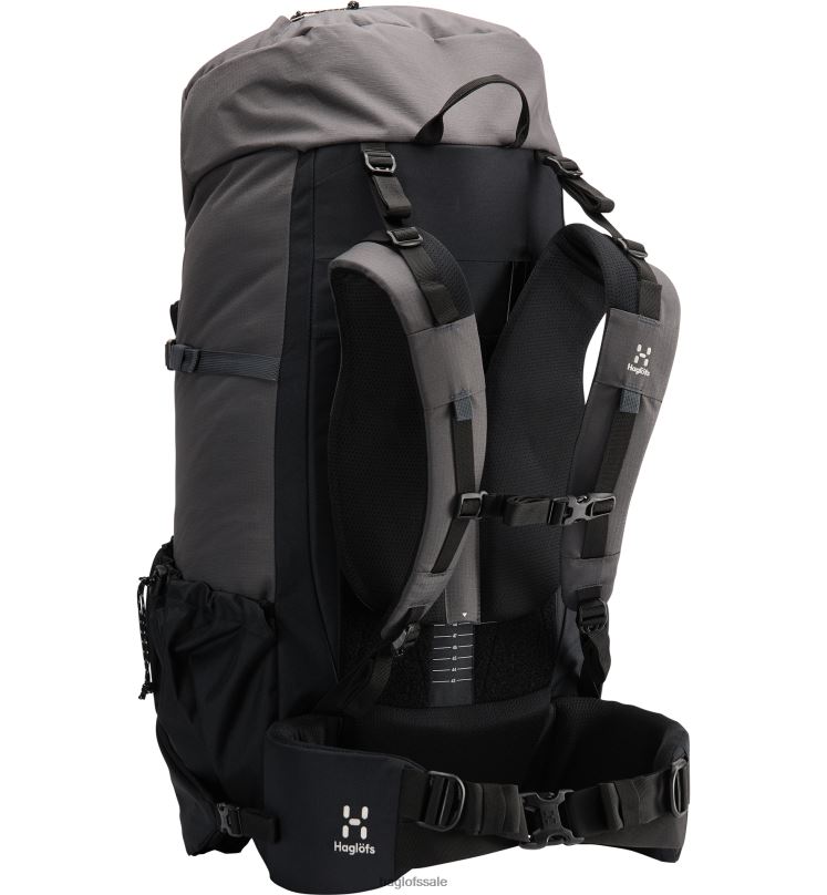 Magnetite/True Black Men Haglofs Vyn 70 Backpacks & Bags ZXT0L480