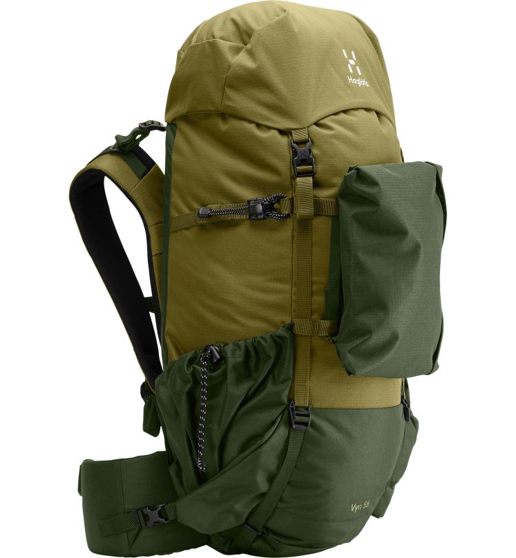 Seaweed Green/Olive Green Men Haglofs Vyn 55 Backpacks & Bags ZXT0L479