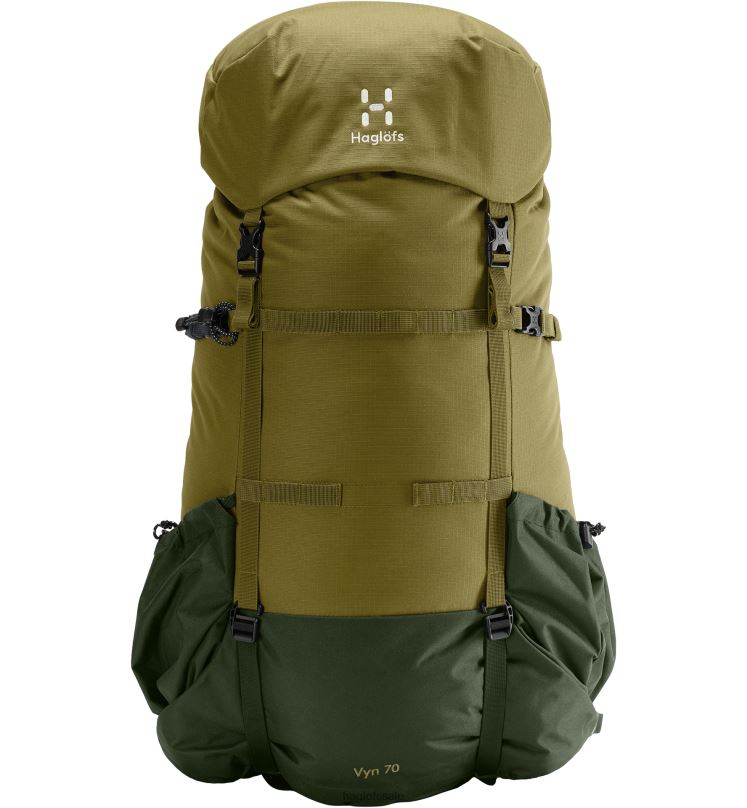 Seaweed Green/Olive Green Men Haglofs Vyn 70 Backpacks & Bags ZXT0L481