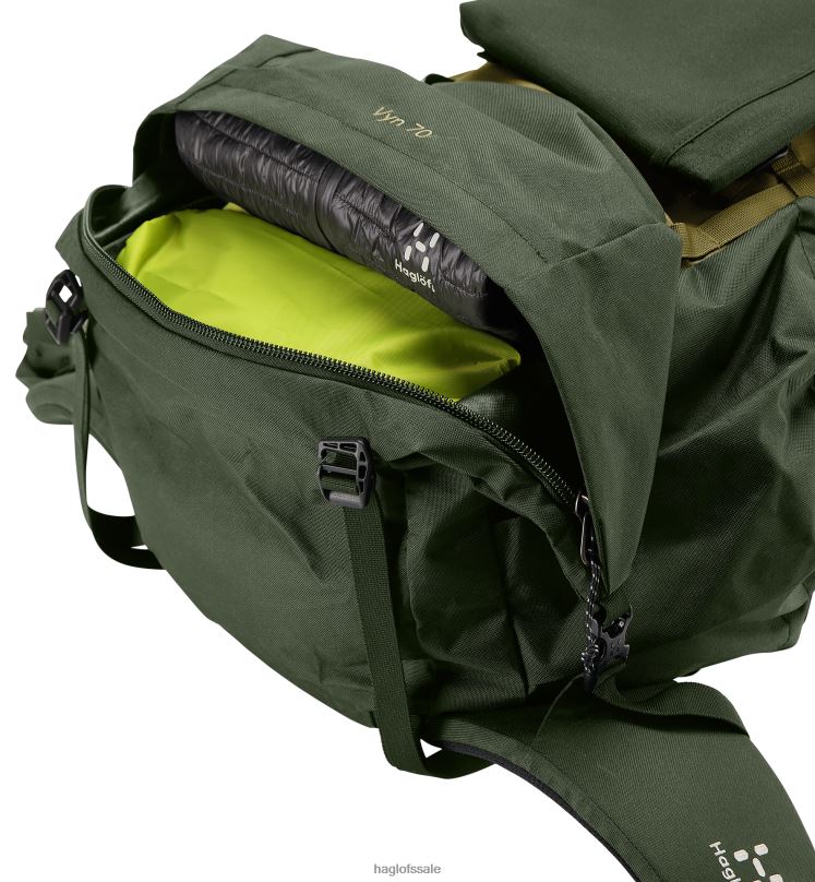 Seaweed Green/Olive Green Men Haglofs Vyn 70 Backpacks & Bags ZXT0L481