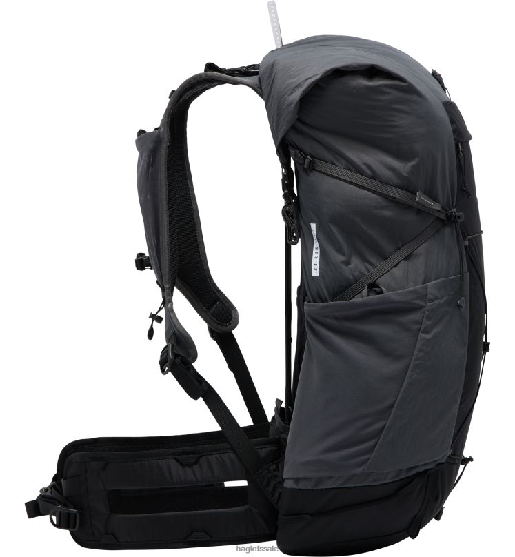 True Black/Magnetite Men Haglofs L.I.M Airak 38 Backpacks & Bags ZXT0L470