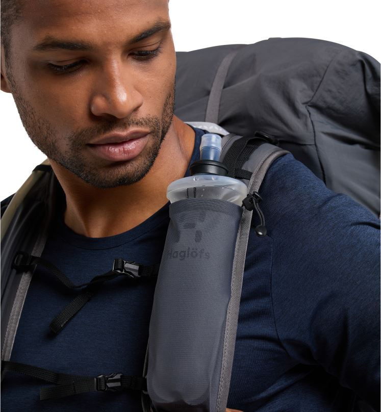 True Black/Magnetite Men Haglofs L.I.M Airak 38 Backpacks & Bags ZXT0L470