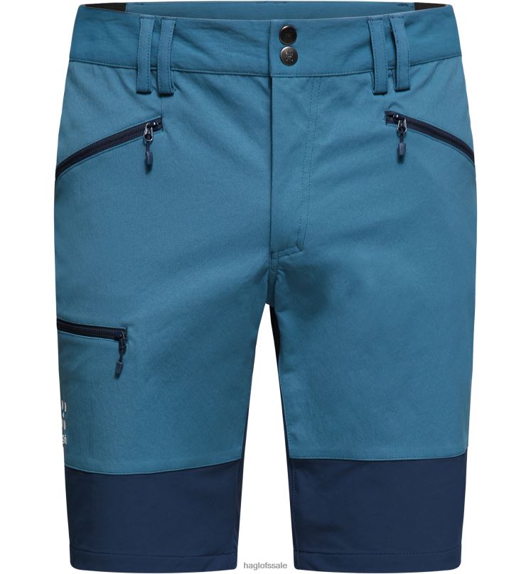 Dark Ocean/Tarn Blue Men Haglofs Mid Slim Shorts Bottoms ZXT0L388