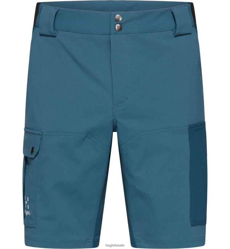 Dark Ocean/Tarn Blue Men Haglofs Rugged Standard Shorts Bottoms ZXT0L384