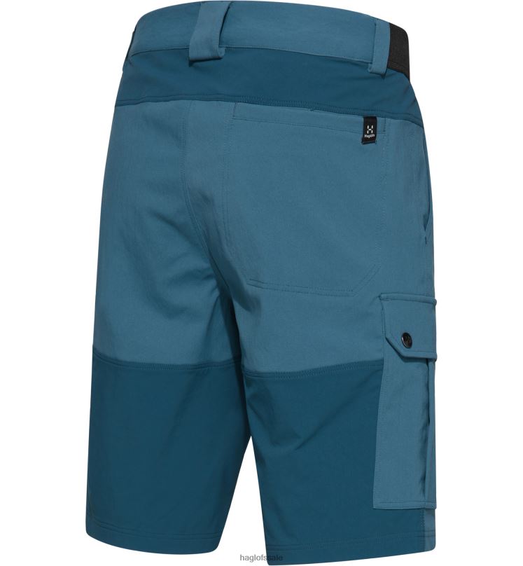 Dark Ocean/Tarn Blue Men Haglofs Rugged Standard Shorts Bottoms ZXT0L384