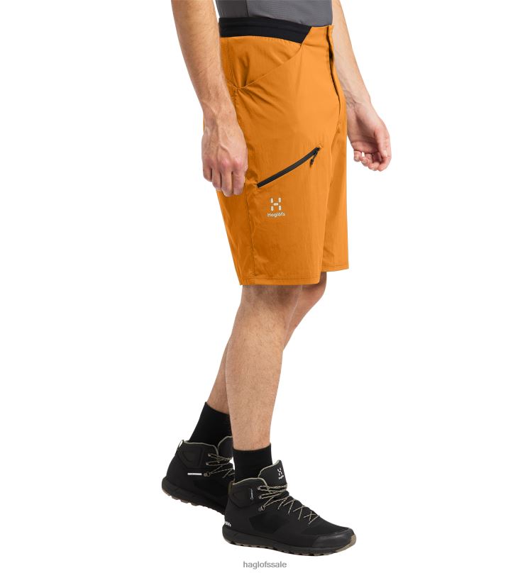 Desert Yellow Men Haglofs L.I.M Fuse Shorts Bottoms ZXT0L379