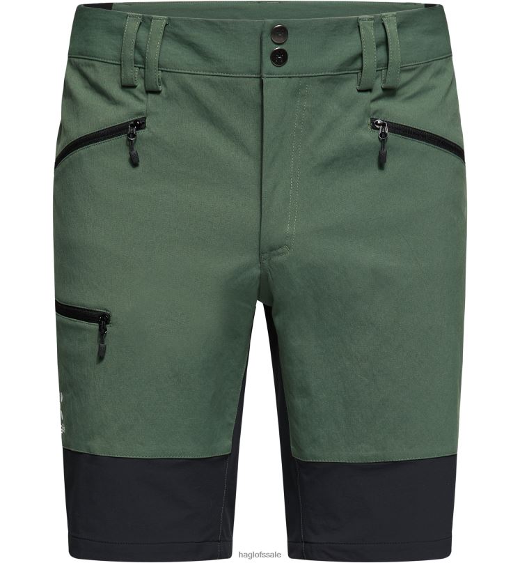 Fjell Green/True Black Men Haglofs Mid Slim Shorts Bottoms ZXT0L361