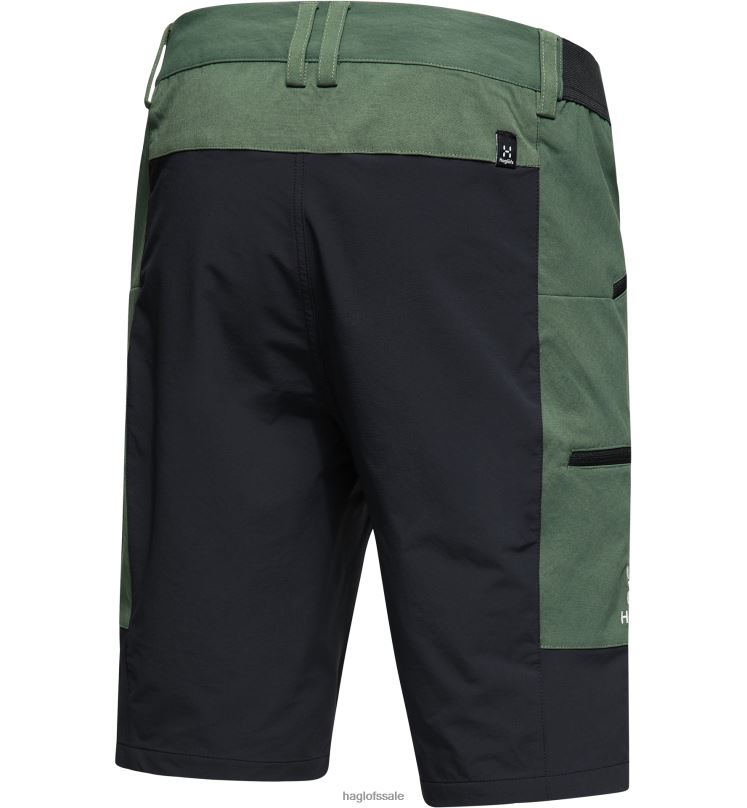 Fjell Green/True Black Men Haglofs Mid Slim Shorts Bottoms ZXT0L361