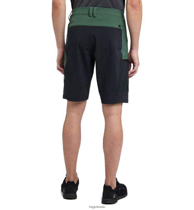 Fjell Green/True Black Men Haglofs Rugged Slim Shorts Bottoms ZXT0L353