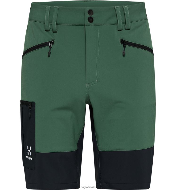 Fjell Green/True Black Men Haglofs Rugged Slim Shorts Bottoms ZXT0L353