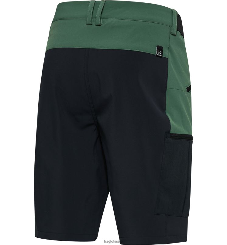 Fjell Green/True Black Men Haglofs Rugged Slim Shorts Bottoms ZXT0L353