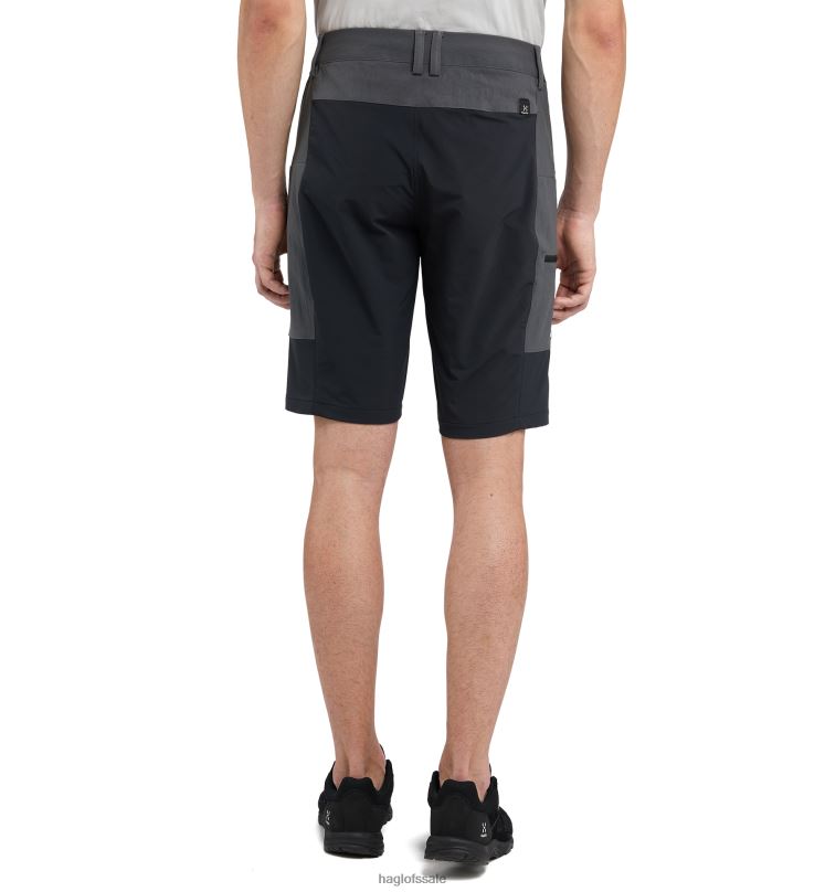 Magnetite/True Black Men Haglofs Mid Slim Shorts Bottoms ZXT0L359