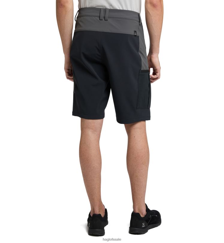 Magnetite/True Black Men Haglofs Rugged Slim Shorts Bottoms ZXT0L373