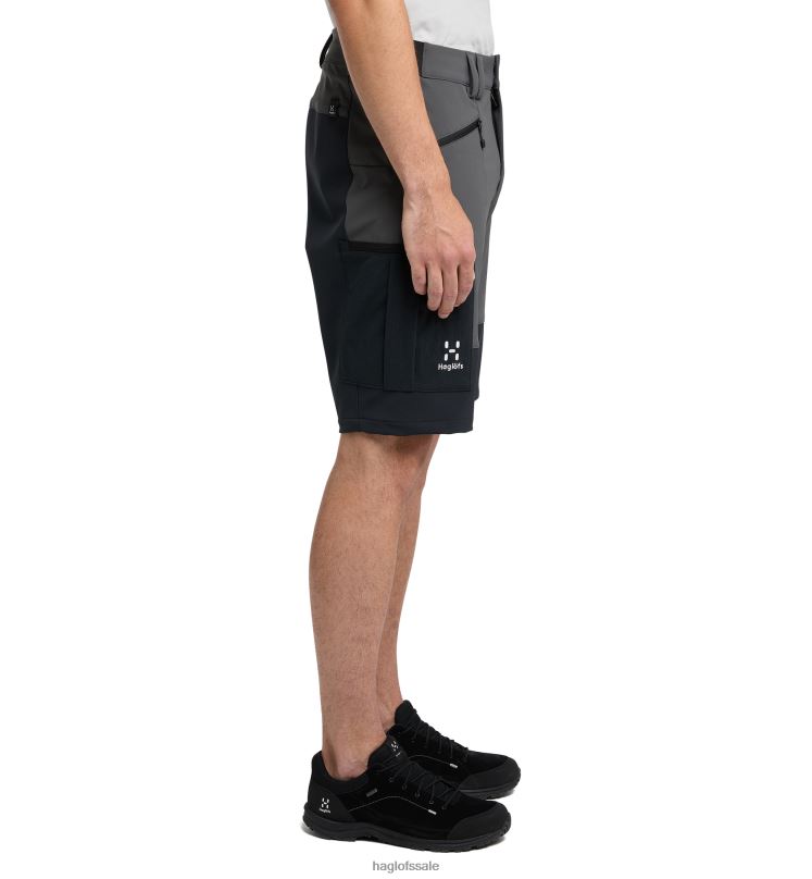 Magnetite/True Black Men Haglofs Rugged Slim Shorts Bottoms ZXT0L373
