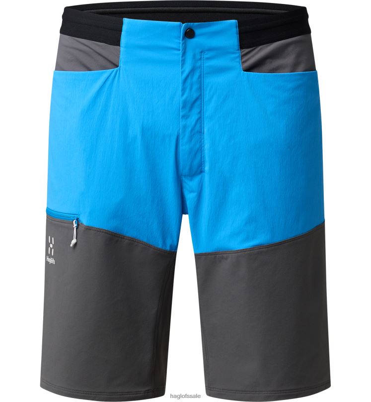 Nordic Blue/Magnetite Men Haglofs L.I.M Rugged Shorts Bottoms ZXT0L368