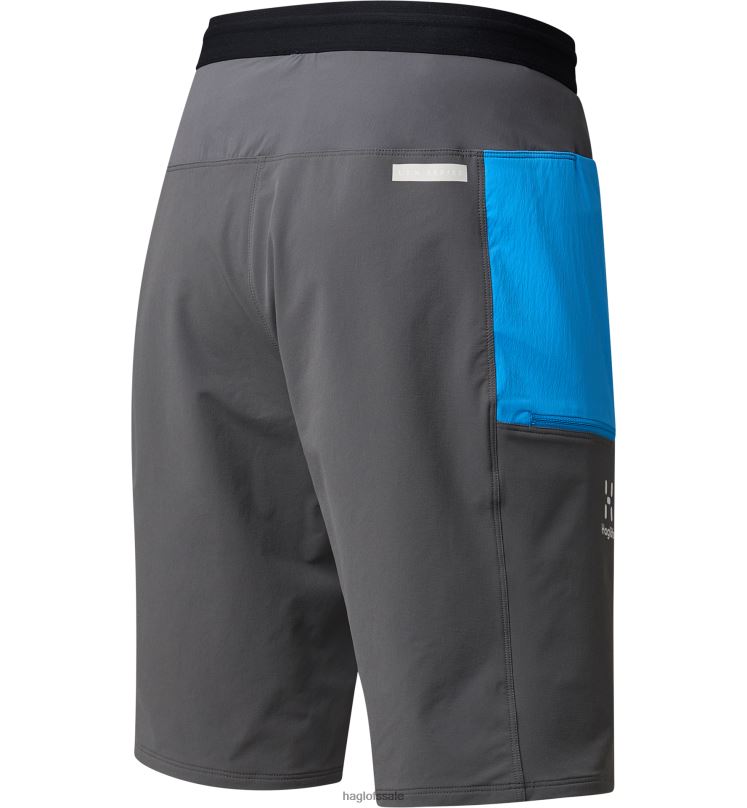 Nordic Blue/Magnetite Men Haglofs L.I.M Rugged Shorts Bottoms ZXT0L368