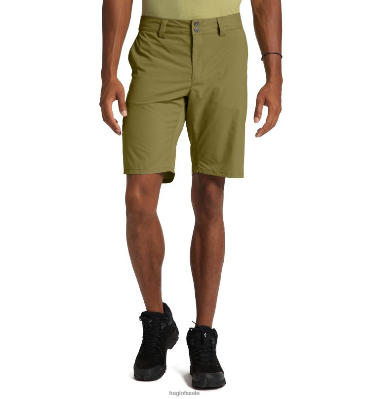 Olive Green Men Haglofs Lite Standard Shorts Bottoms ZXT0L372