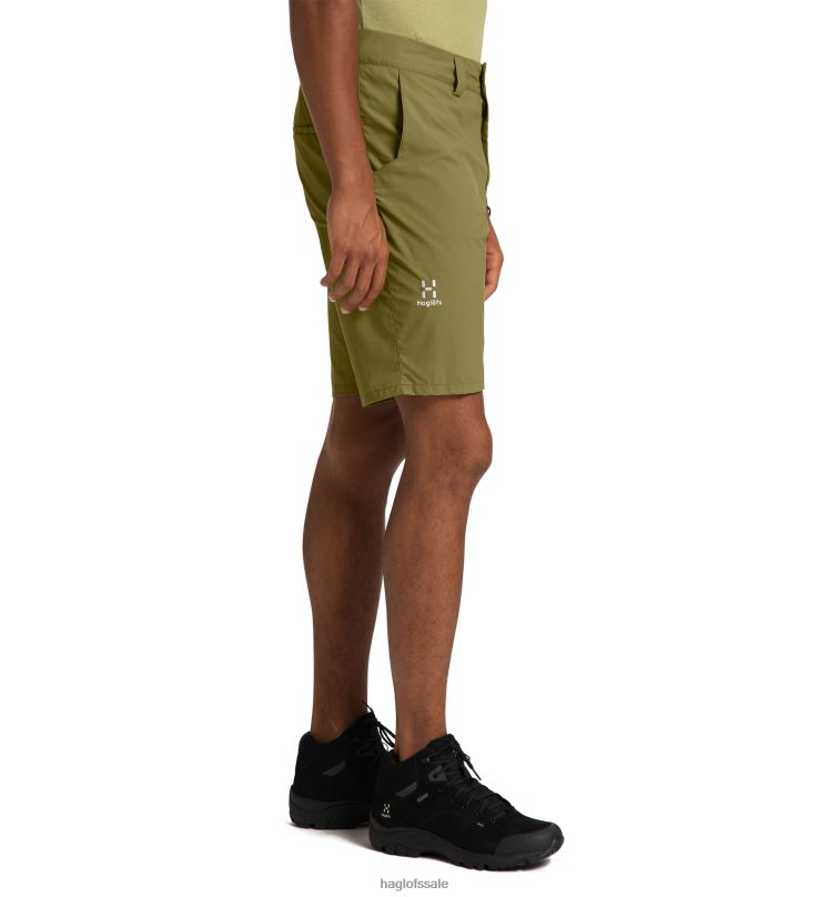 Olive Green Men Haglofs Lite Standard Shorts Bottoms ZXT0L372