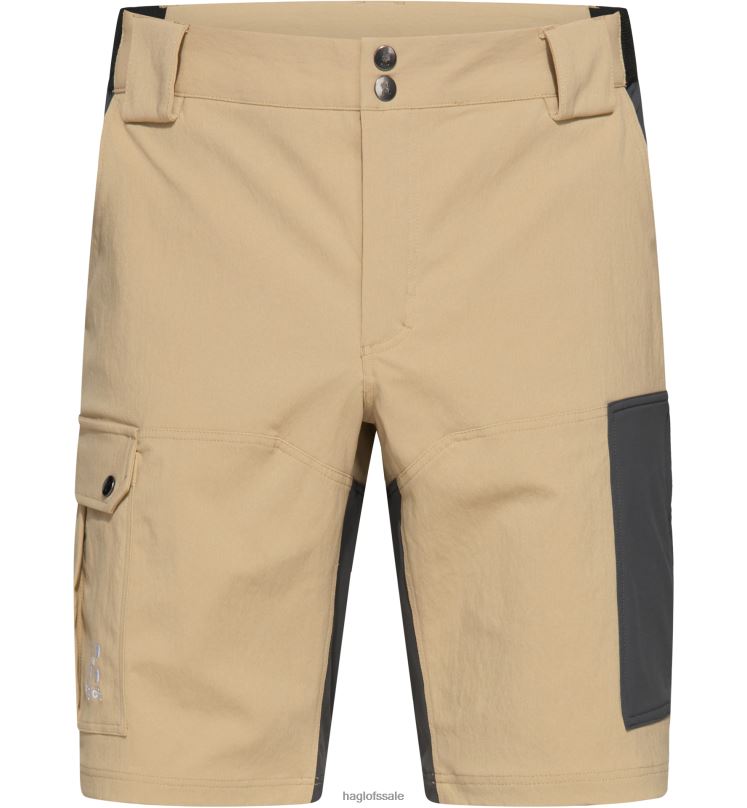 Sand/Magnetite Men Haglofs Rugged Standard Shorts Bottoms ZXT0L390