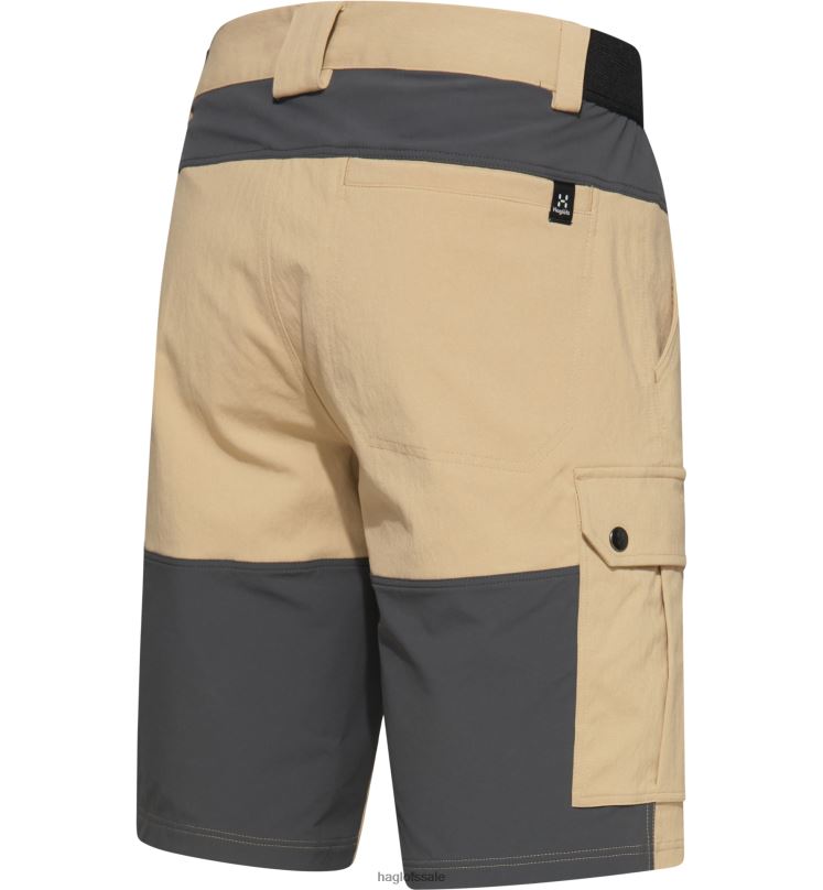 Sand/Magnetite Men Haglofs Rugged Standard Shorts Bottoms ZXT0L390