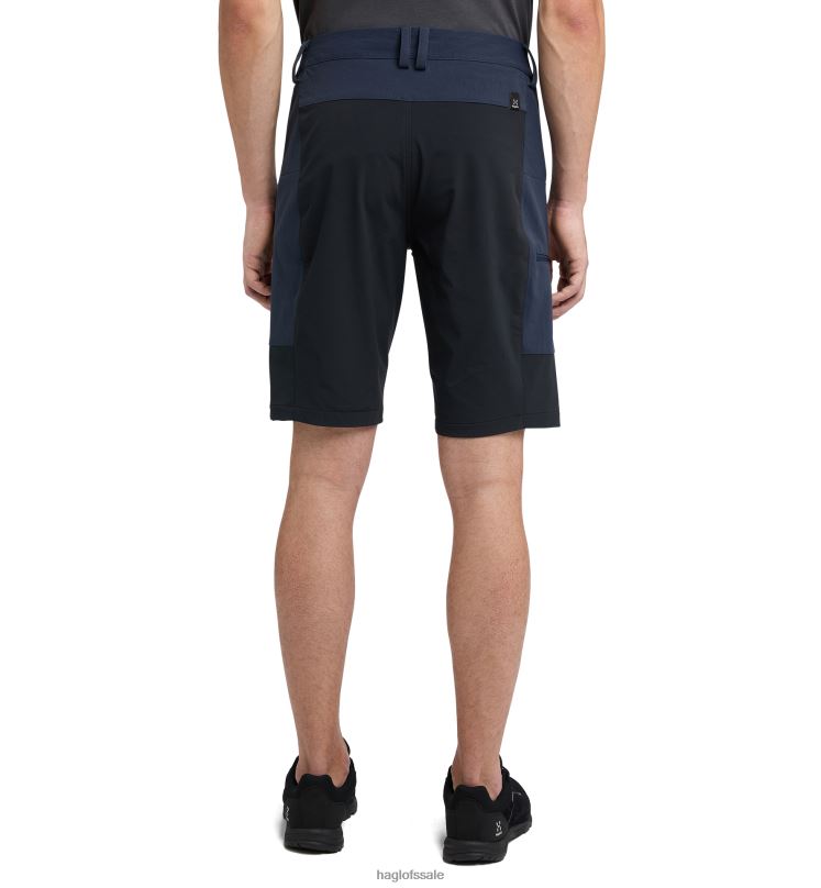 Tarn Blue/True Black Men Haglofs Mid Slim Shorts Bottoms ZXT0L360