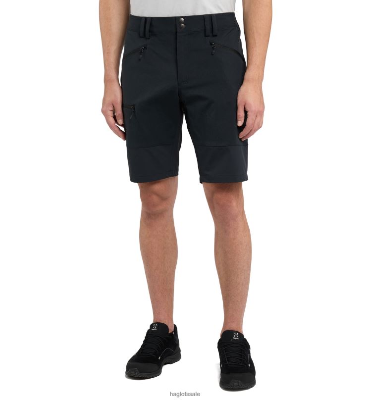 True Black Men Haglofs Mid Slim Shorts Bottoms ZXT0L358