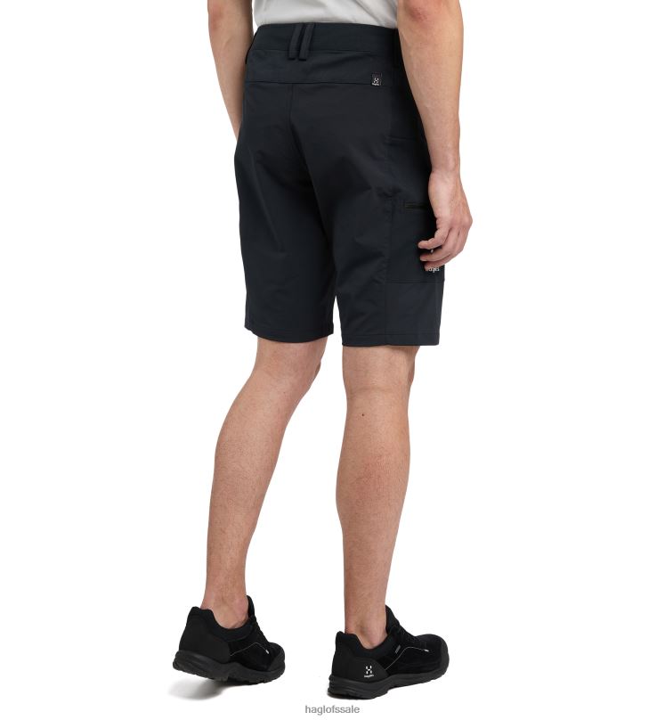True Black Men Haglofs Mid Slim Shorts Bottoms ZXT0L358