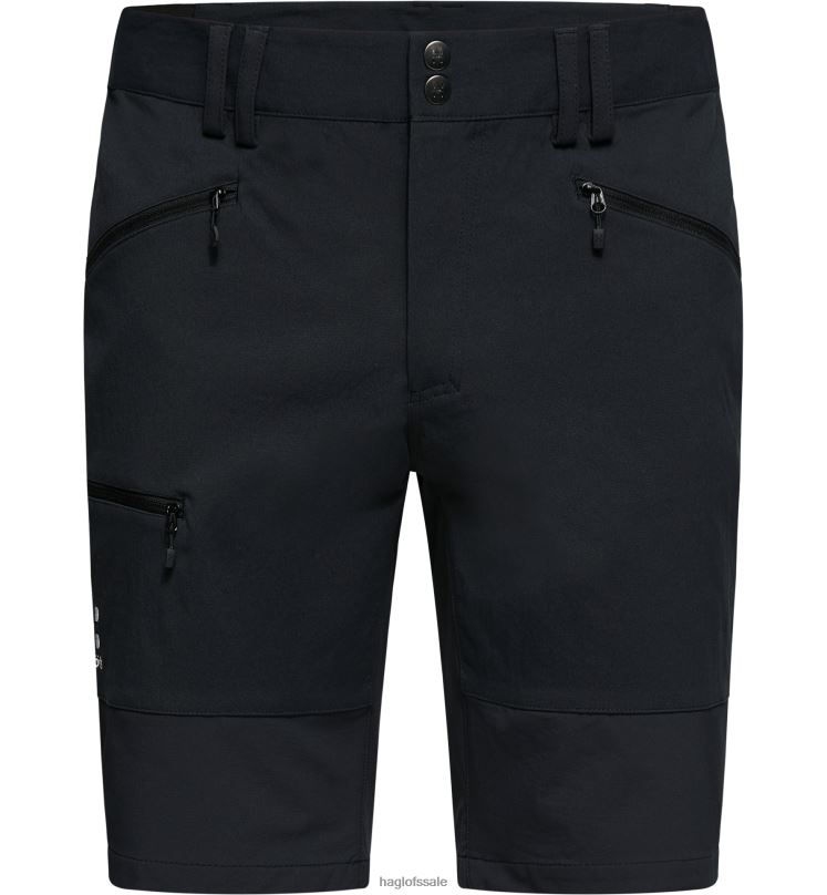 True Black Men Haglofs Mid Slim Shorts Bottoms ZXT0L358