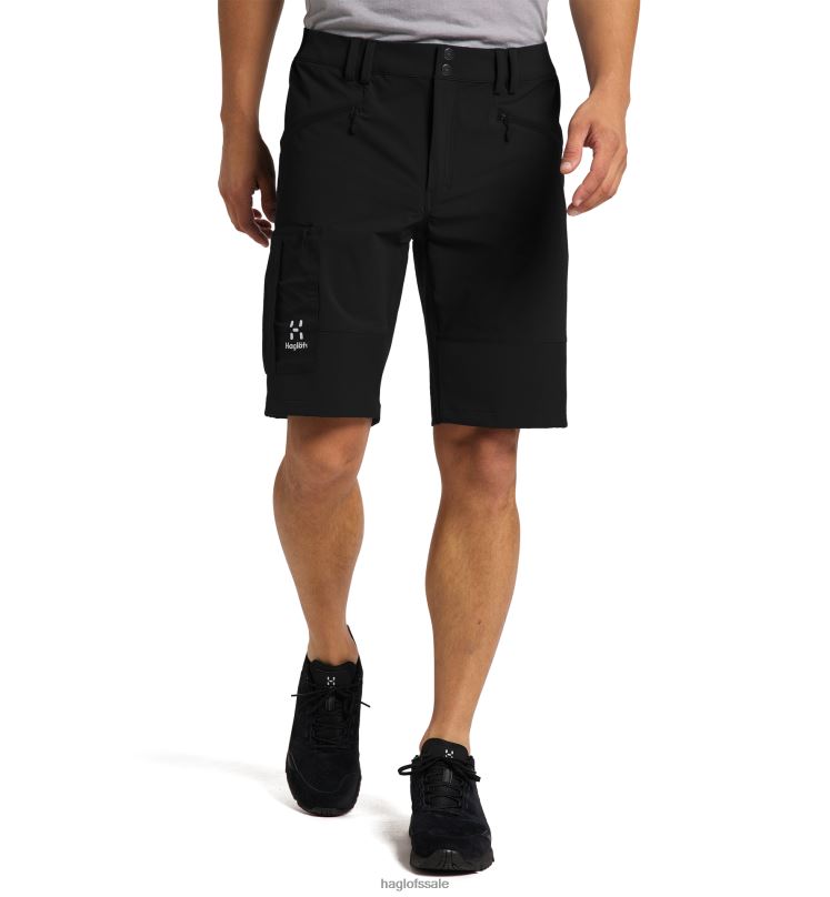 True Black Men Haglofs Rugged Slim Shorts Bottoms ZXT0L352
