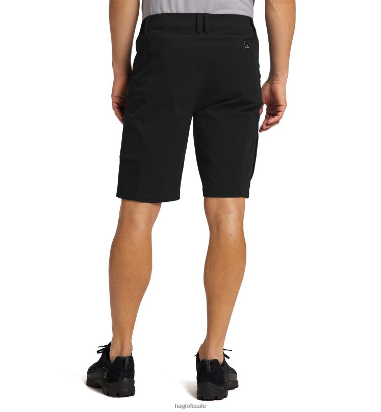 True Black Men Haglofs Rugged Slim Shorts Bottoms ZXT0L352