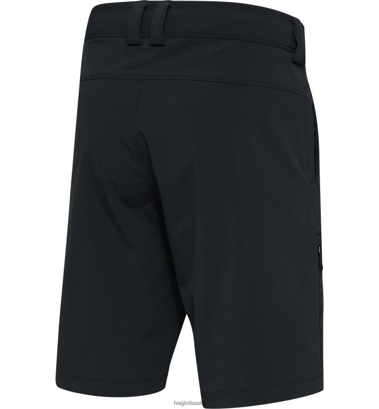 True Black Men Haglofs Softshell Shorts Bottoms ZXT0L366