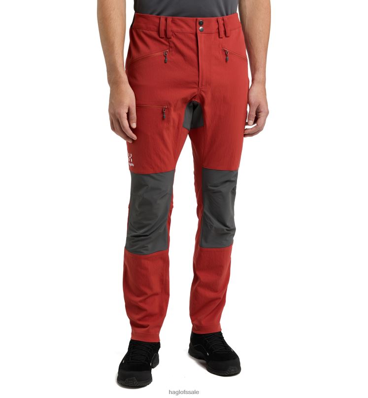 Corrosion/Magnetite Men Haglofs Mid Slim Pant Bottoms ZXT0L289