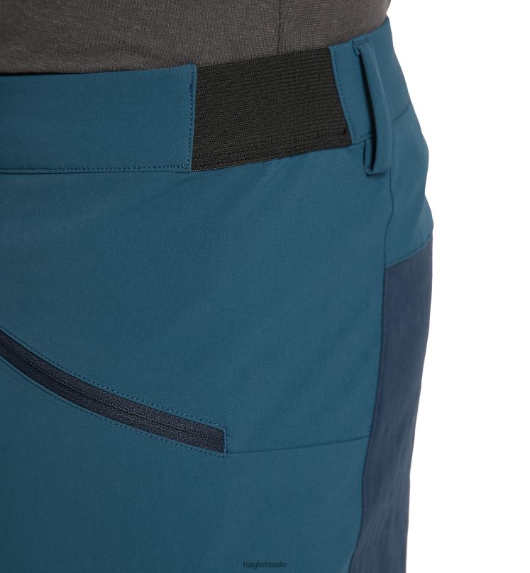 Dark Ocean/Tarn Blue Men Haglofs Mid Slim Pant Bottoms ZXT0L347