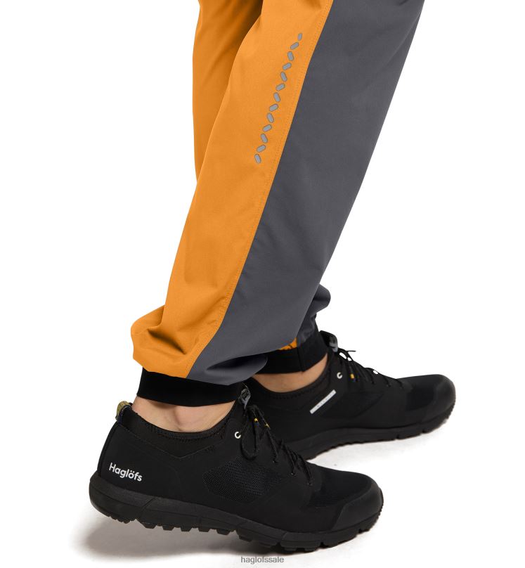 Desert Yellow/Magnetite Men Haglofs L.I.M Rugged Pant Bottoms ZXT0L318