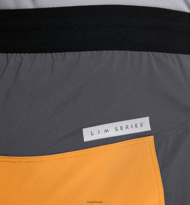 Desert Yellow/Magnetite Men Haglofs L.I.M Rugged Pant Bottoms ZXT0L318