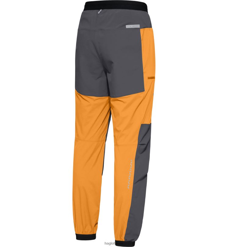 Desert Yellow/Magnetite Men Haglofs L.I.M Rugged Pant Bottoms ZXT0L318