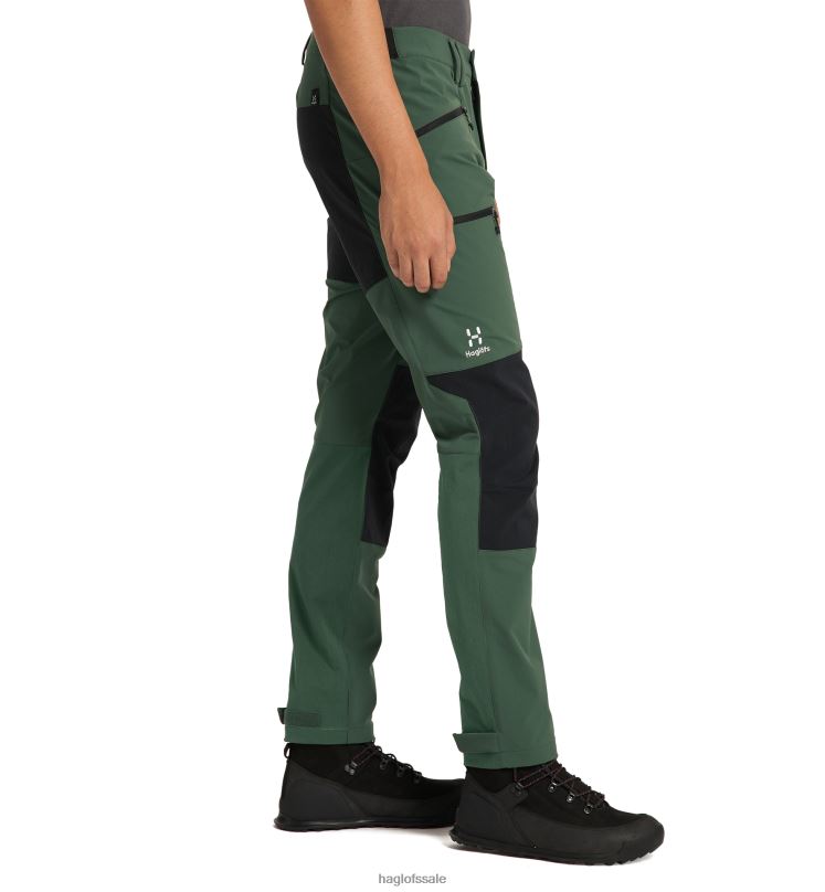 Fjell Green/True Black Men Haglofs Mid Slim Pant Bottoms ZXT0L284