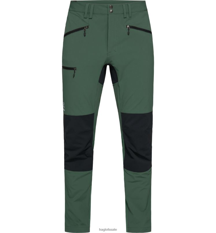 Fjell Green/True Black Men Haglofs Mid Slim Pant Bottoms ZXT0L284