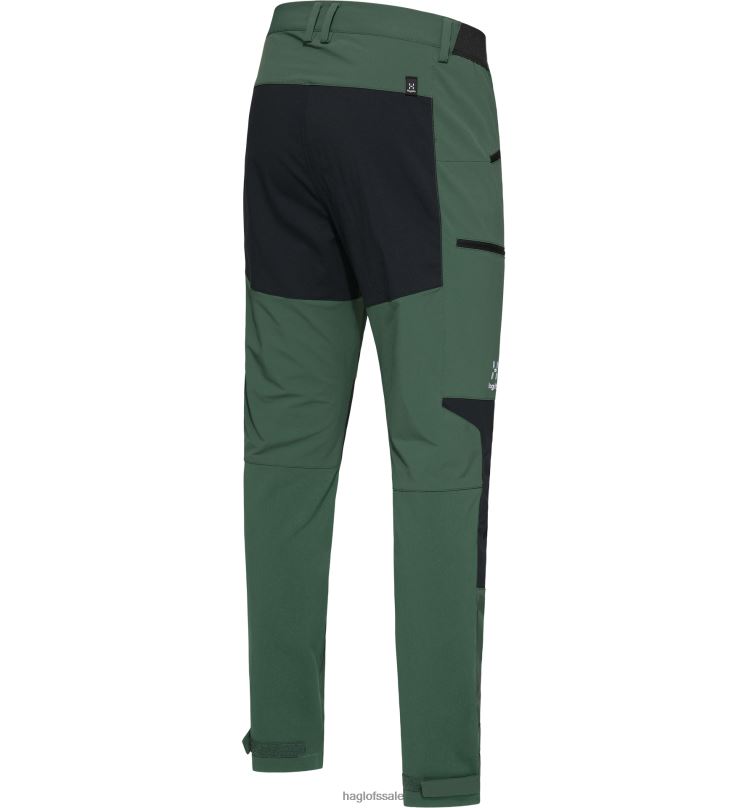 Fjell Green/True Black Men Haglofs Mid Slim Pant Bottoms ZXT0L284