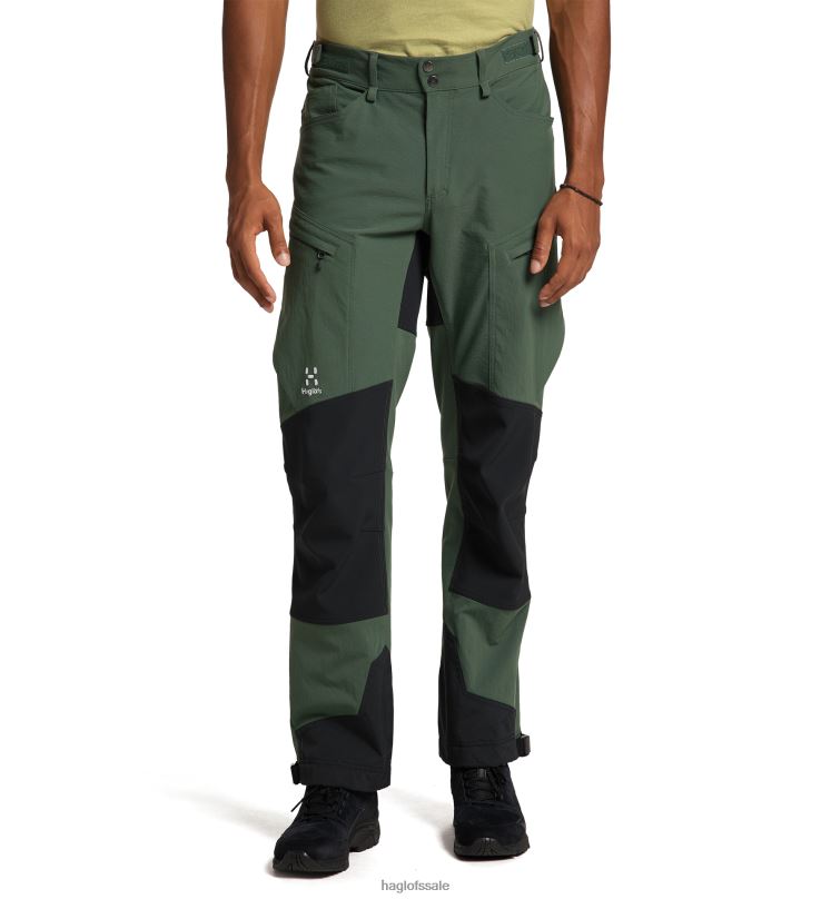Fjell Green/True Black Men Haglofs Rugged Standard Pant Bottoms ZXT0L321