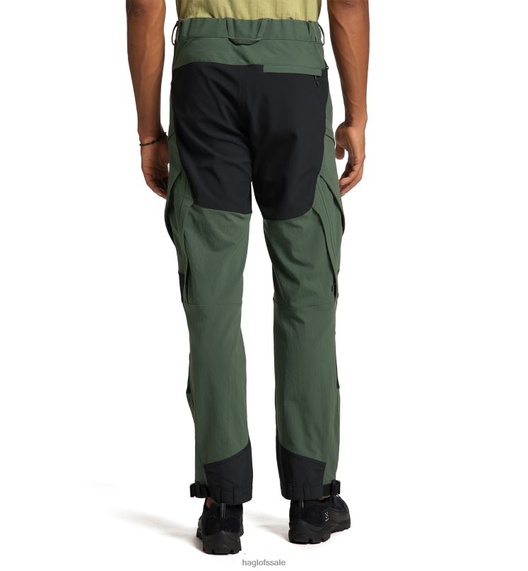 Fjell Green/True Black Men Haglofs Rugged Standard Pant Bottoms ZXT0L321