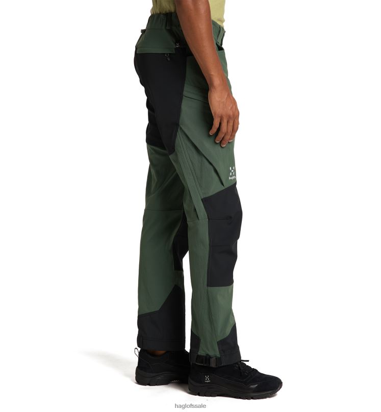 Fjell Green/True Black Men Haglofs Rugged Standard Pant Bottoms ZXT0L321